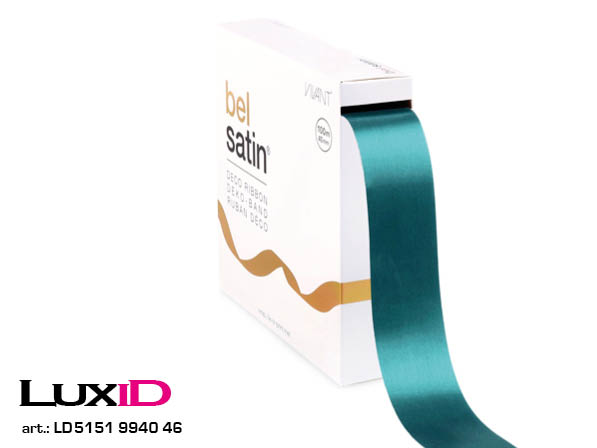 Bel satin 46 zeeblauw 40mm x 100m
